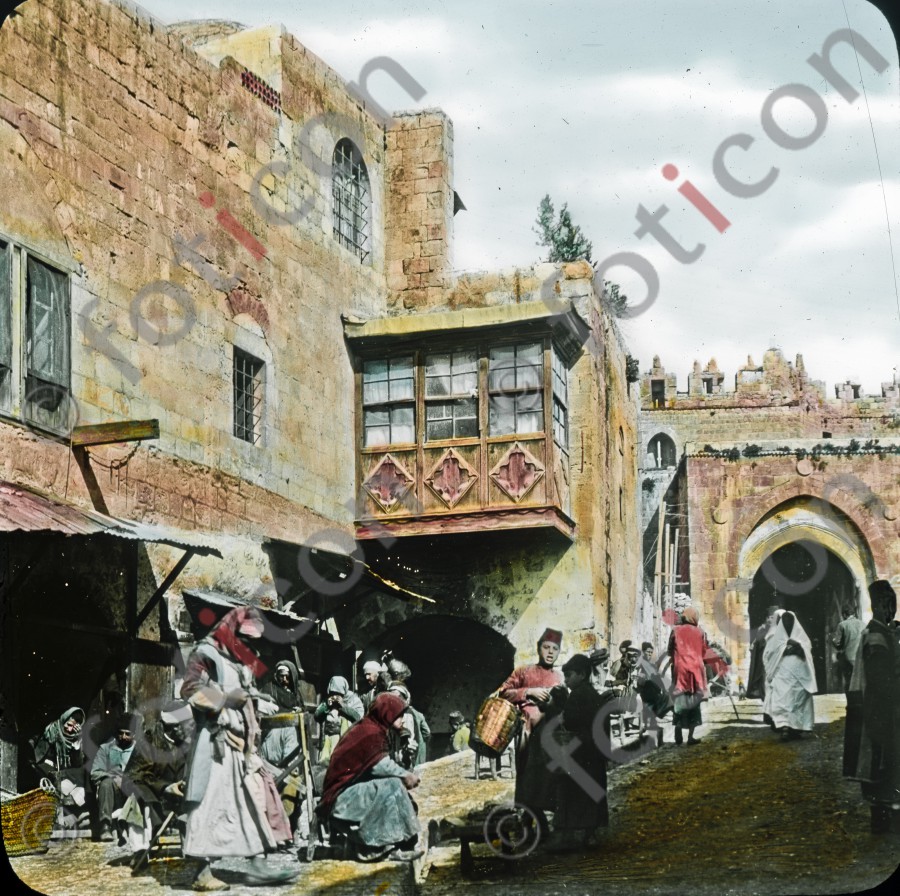 Am Damaskustor  | At the Damascus Gate - Foto foticon-simon-149a-015.jpg | foticon.de - Bilddatenbank für Motive aus Geschichte und Kultur